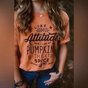 Southern Bliss Attitude Pumpkin Spice T-Shirt